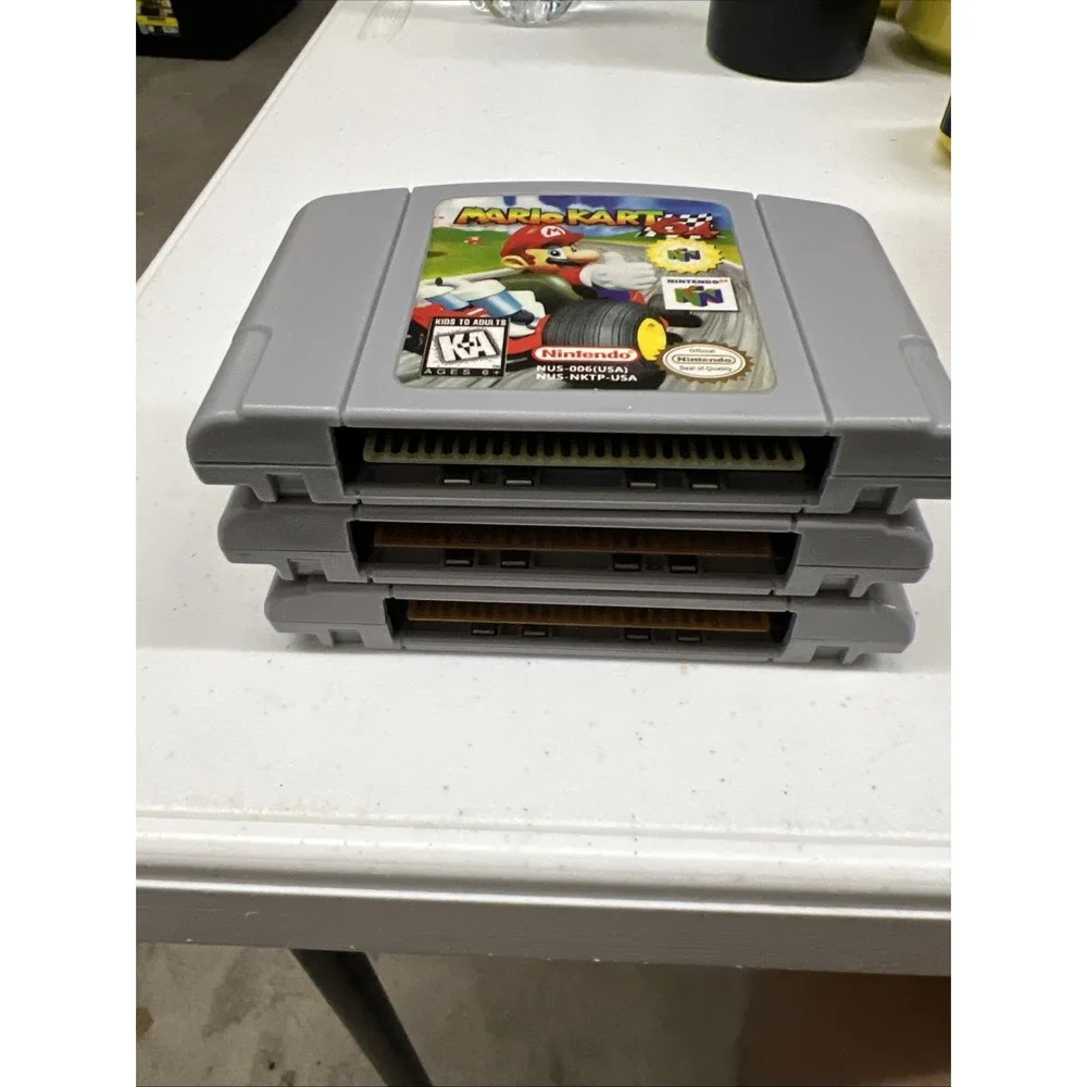 🔥 Mario Kart, AeroGauge, NFL QB Club 98  Game Cartridges Nintendo 64 N64